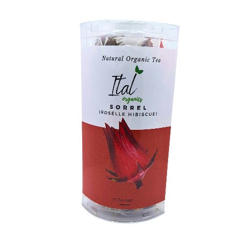 Ital Organics 100% Organic Sorrel Tea, 14 Tea Bags