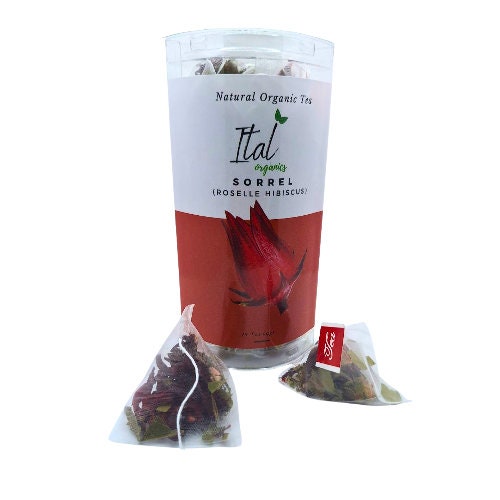 Ital Organics 100% Organic Sorrel Tea, 14 Tea Bags