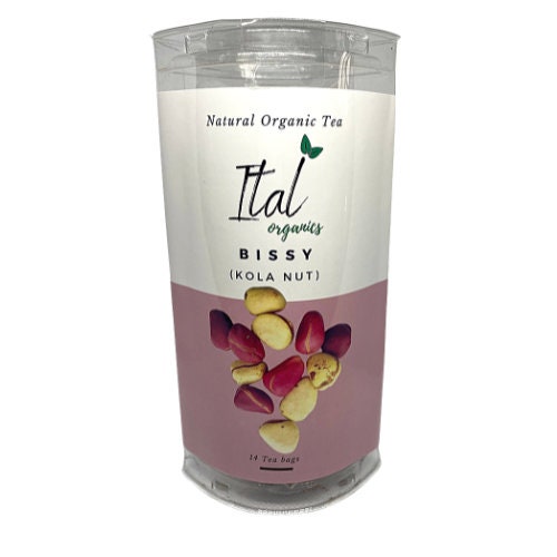 Ital Organics 100% Organic Bissy (Kola Nut) Tea, 14 Tea Bags