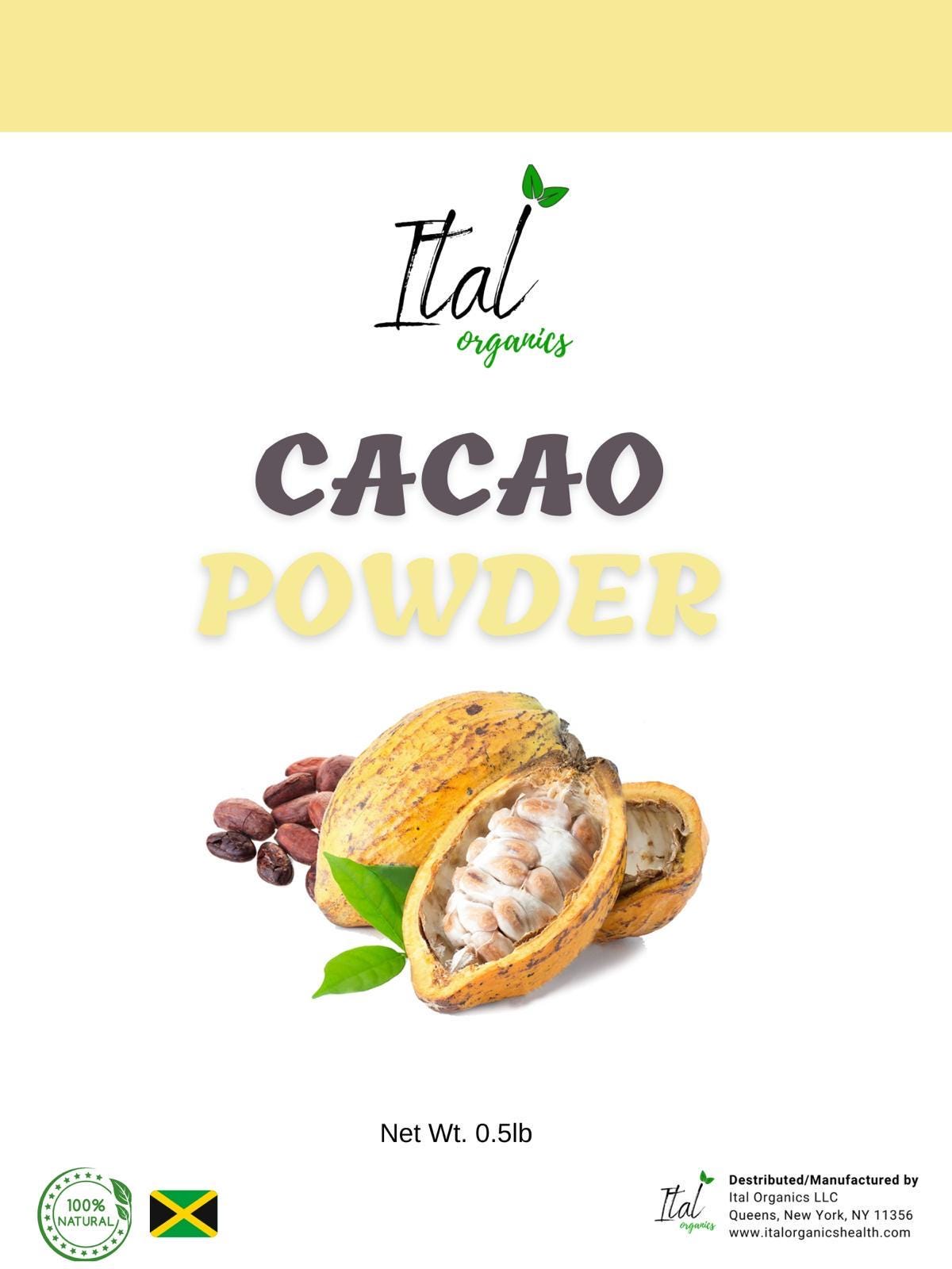 Ital Organics 100% Cacao Powder